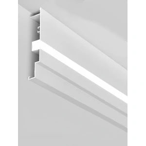 ALUMINIUMPROFIL FÜR DECKEN, WEISSER KORPUS/WEISSE ABDECKUNG, L=2 M