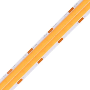 COB-LED-Streifen 24 V 24 W/m 1700 lm/m 3000 K Warmweiß CRI 90 IP20 12 mm – HUGOLED 22112