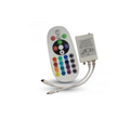 Dimmer , RGB , Távirányítós , 12V (6A/72W) , 24 gombos , infravörös érzékelővel