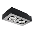 STOBI LED ceiling light, adjustable, 2 × GU10 - Kanlux