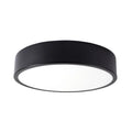 Modern-style round ceiling light, LED, 18 W, 1350 lm, 4500 K, natural white light – BLACK