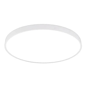 Modern-style round ceiling light, LED, 30 watts, 2250 lm, 4500 K, natural white light – WHITE