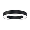 Moderne runde LED-Deckenleuchte, 64 Watt, 4800 lm, 4500 K, natürliches weißes Licht – SCHWARZ