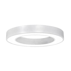 Modern round LED ceiling light, 64 W, 4800 lm, 3000 K, warm white light – WHITE