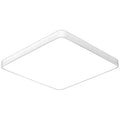 Modern square ceiling light with rounded corners, LED 30W 2250 lm, 3000K warm white light - WHITE