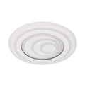 Decken-LED-Leuchte mit Ringen, 48 × 2 Watt, 7200 lm, 3000–6000 K, CCT und einstellbarem Weißlicht
