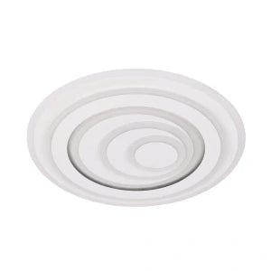 Decken-LED-Leuchte mit Ringen, 48 × 2 Watt, 7200 lm, 3000–6000 K, CCT und einstellbarem Weißlicht