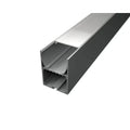 LEDPROFILES Suspended Aluminum LED Light Profile LP411 with Opal Cover