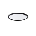 AZPO LED-Deckenleuchte rund schwarz 11,8 W 1260 lm 4000 K Neutralweiß IP54 225 mm – KANLUX 31501