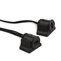 Kétajtós Két-érzékelős Központi Kapcsoló LED Bútorvilágításhoz 12-24VDC 3-PIN Antracit - HUGOSENSE 36405
