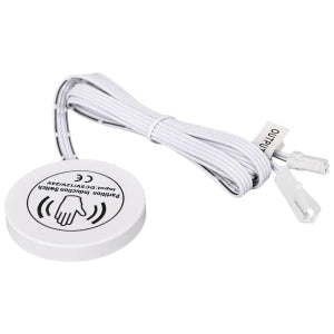 Rejtett Érintésmentes Kapcsoló és Dimmer LED Bútorvilágításhoz 12-24VDC 60/120W Fehér - HUGOSENSE 36504