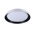 NIFU LED mennyezeti lámpa kerek fehér-fekete 17.8W 1450lm 4000K Természetes fehér 430mm - KANLUX 37319