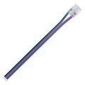RGBW-5-Pin-COB-/SMD-LED-Streifen – Anschlusskabel 150 mm, 22 AWG, 5 A, IP20 – HUGOLED 38309