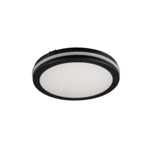 BENO ECO LED 20W CCT adjustable color temperature 3000K/4000K/6500K IP65 black outdoor ceiling light - KANLUX 38383