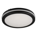 BENO ECO LED 40 W CCT dimmbare Außen-Deckenleuchte, 3000 K/4000 K/6500 K, IP65, schwarz – KANLUX 38387