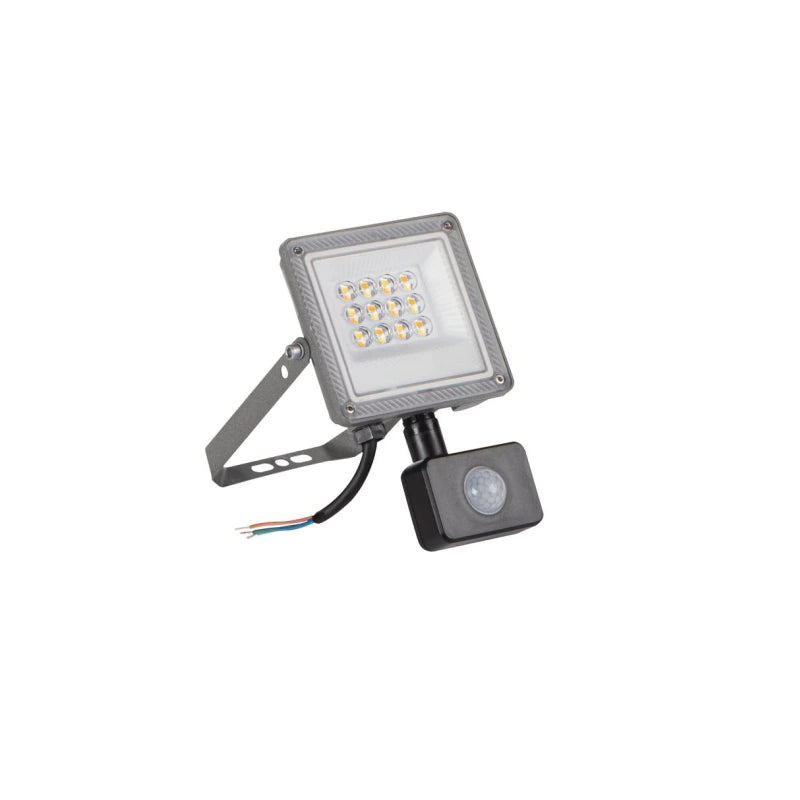 Kanlux ACETE 10W CCT SE GR LED mozgásérzékelős reflektor IP65 3000K/4000K/6500K 860-1080 lm - Szürke