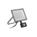 Kanlux ACETE 30W CCT SE GR LED-Fluter mit Bewegungsmelder, IP65, 3000K/4000K/6500K, 2400–3240 lm – Grau