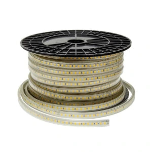 LED szalag kültéri 5730 chip 4500K Természetes fehér 10W/m 500lm/m 230VAC IP65 - Optonica