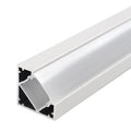 ALUMINIUMPROFIL FÜR LED-STRIP, WEISSES GEHÄUSE/WEISSE ABDECKUNG, L = 2 m