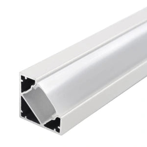 ALUMINIUMPROFIL FÜR LED-STRIP, WEISSES GEHÄUSE/WEISSE ABDECKUNG, L = 2 m