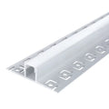 ALUMINIUMPROFIL FÜR LED-LEISTE, GRAU, L = 2 m