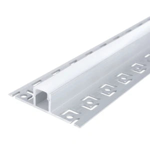 ALUMINIUMPROFIL FÜR LED-LEISTE, GRAU, L = 2 m