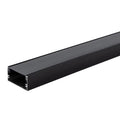ALUMINUM PROFILE FOR LED STRIP, BLACK BODY/BLACK COVER, L=2 m, 40 × 20 mm