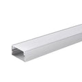 ALUMINIUM PROFILE FOR LED STRIP SILVER BODY/WHITE COVER L=2m 40x20mm
