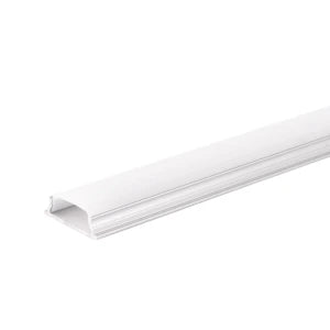 ALUMINIUMPROFIL FÜR LED-STRIP, SILBERNES PROFIL/WEISSE ABDECKUNG, L=2 m, 18 × 06 mm