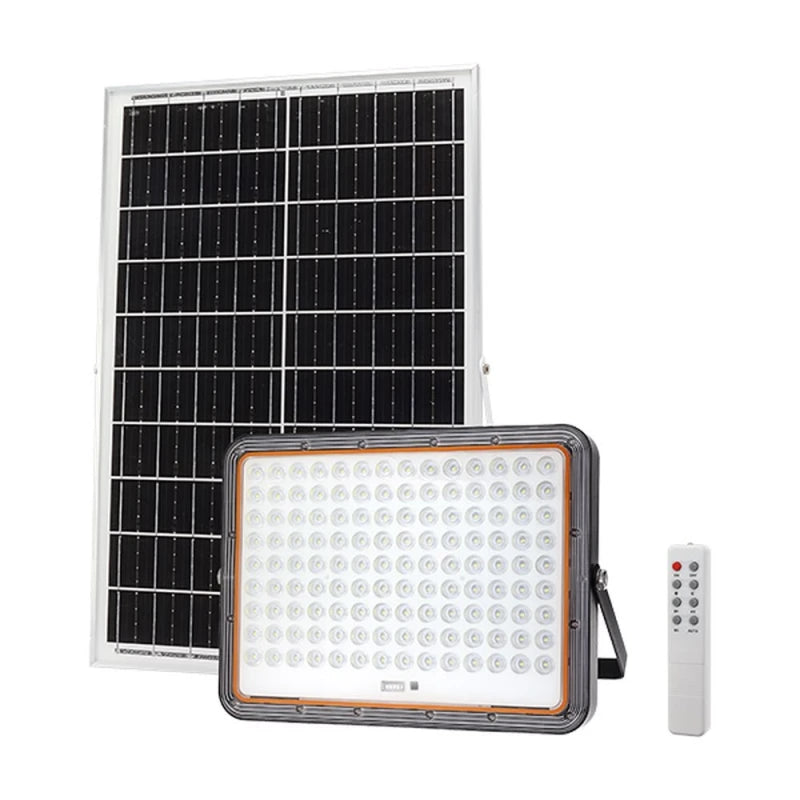 Napelemes LED Reflektor Távirányítóval 6000LM 40Ah IP65