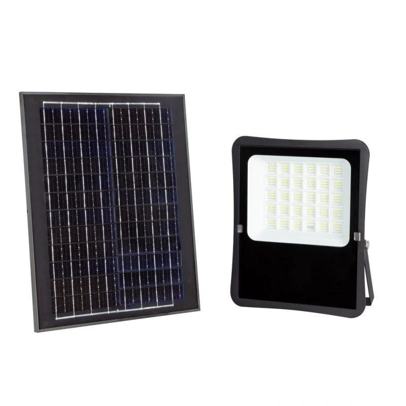 Napelemes Nagyfényáramú LED Reflektor 2200Lm 6000K 3.2V/22Ah