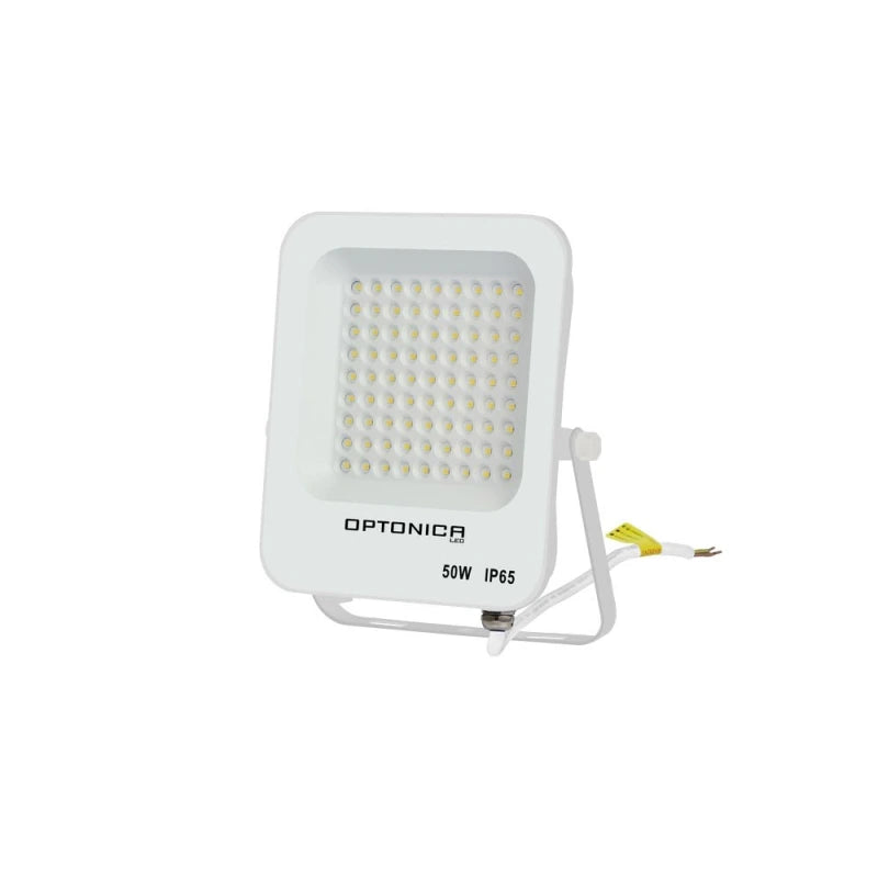 Optonica LED SMD Reflektor fehér színben és vezetékkel 50W 4500lm 4500K Természetes Fehér