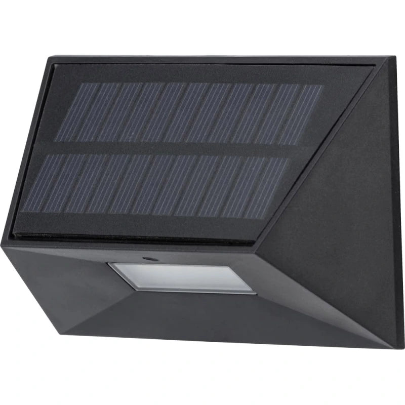 Napelemes (Szolár) LEDfali lámpa 0.5W 40lm 3000K Meleg fehér IP65 - Optonica