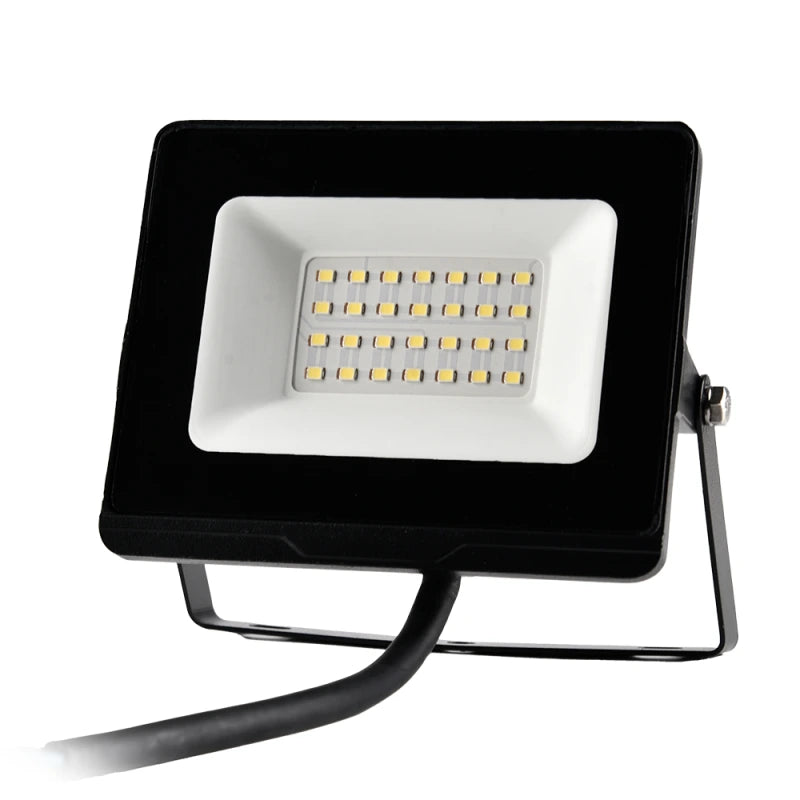 Elmark OMEGA LED-Fluter, 20 W, 5500 K, 2200 lm, schwarz, IP65