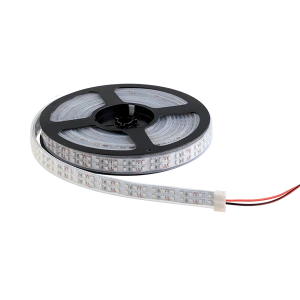 LED szalag LED1200 3528 20W/M 12V/DC IP65 2X120LED/m Hideg Fehér , 5 MÉTER (1 TEKERCS)