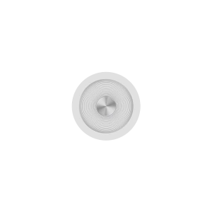 LED-Deckenleuchte 25 W 1750 lm 4000 K 120° Durchmesser 400 mm Weiß-Silber blendfrei - HUGO LED
