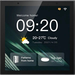 HUGOLED Tuya Smart Okosotthon Központi Panel S1 480p LCD érintőkijelző, Zigbee, WiFi, LAN, BLE, RS485