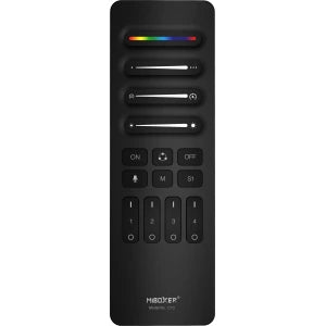 Miboxer SPI-LED-Fernbedienung mit 4 Zonen und Lauflichteffekt für digitale LED-Streifen – Schwarz