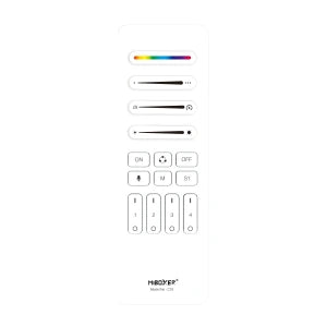 Miboxer SPI-LED-Fernbedienung mit 4 Zonen für Lauflichteffekte auf digitalen LED-Streifen – Weiß