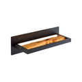 CHAUMONT Wall and Ceiling Light LED 9.5W/950lm/3000K, black metal/wood brilliant light fixture