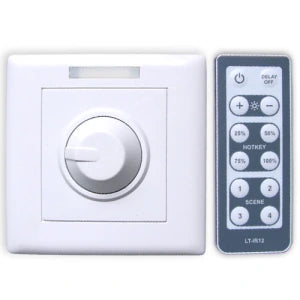 Dimmer , Fali , Távirányítós , 12V (8A/96W)