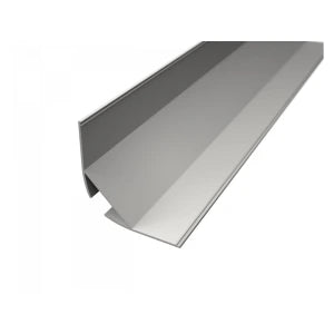 Corner 4 large aluminum corner LED profile in white with an opal diffuser cover