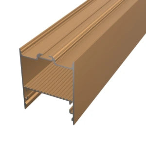 LED-Pendelleuchte für indirekte Beleuchtung nach oben und unten, bronziertes eloxiertes Aluminium, 49 × 60 mm, SP1NBR – HUGOLED