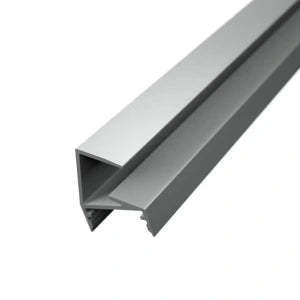 Aluminium-LED-Streifenprofil 8 mm, eloxiert in Silber, zur Beleuchtung von Glasböden