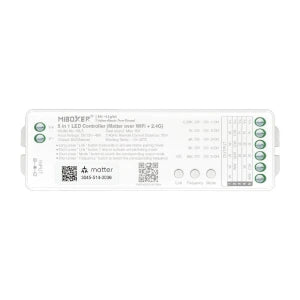 Miboxer Matter RGB-CCT 5in1 LED szalag vezérlő 12-48VDC 15A multi platformokhoz
