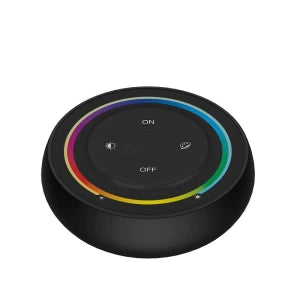 Miboxer Rainbow 1 csatornás RGB-CCT kerek rádiós távirányító fekete