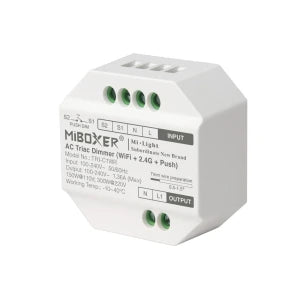 MiBoxer TRI-C1WR Tuya Wi-Fi AC TRIAC dimmer, 230 V, 1.36 A