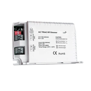 Elmark AC TRIAC RF dimmer vevőegység, 1,2 A, 288 W