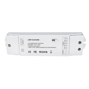 Elmark négy csatornás állandó feszültségű LED dimmer vezérlőegység, 4x180 W