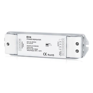 Elmark négy csatornás jelismétlő, 4 x 5 A, 4 x 180 W, 12-36 V DC